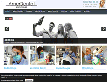 Tablet Screenshot of amerdental.pl